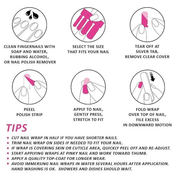 Nail Wraps 4th of July "Favorite Freedoms" 5 Complete SETS! Stars Stripes Hearts - Picture 10 of 15